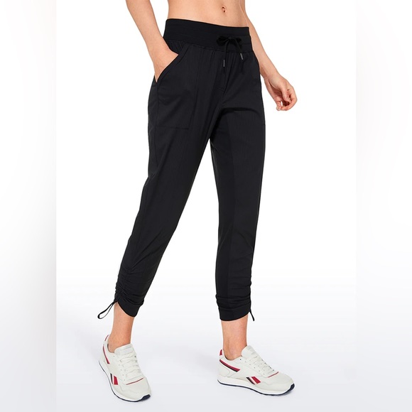 CRZ Yoga Black Track Pants - Picture 1 of 8